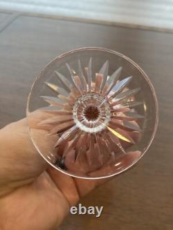 STUNNING SET(7) VTG Multicolored VAL ST LAMBERT BERNCASTEL Hock Wine Glasses 7H