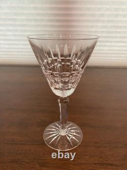 STUNNING VTG SET(12) WATERFORD Crystal GLENMORE Claret Wine Glasses SIGNED 6.5H