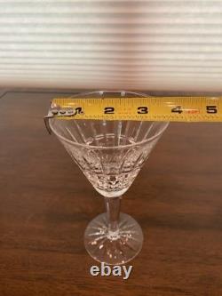 STUNNING VTG SET(12) WATERFORD Crystal GLENMORE Claret Wine Glasses SIGNED 6.5H