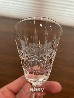 STUNNING VTG SET(12) WATERFORD Crystal GLENMORE Claret Wine Glasses SIGNED 6.5H