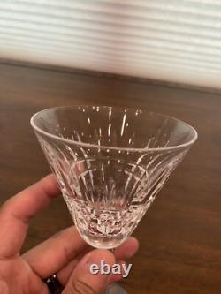 STUNNING VTG SET(12) WATERFORD Crystal GLENMORE Claret Wine Glasses SIGNED 6.5H
