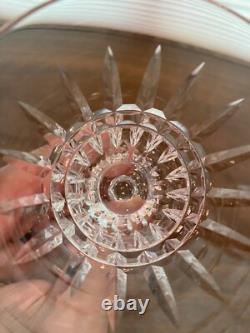 STUNNING VTG SET(12) WATERFORD Crystal GLENMORE Claret Wine Glasses SIGNED 6.5H