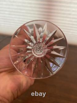 STUNNING VTG SET(12) WATERFORD Crystal GLENMORE Claret Wine Glasses SIGNED 6.5H