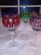 ST. LOUIS Vintage Tall Glass Wine Crystal set of 4