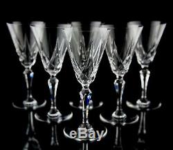 Saint Louis STL9 Wine Glasses Set of 6 Vintage Cut Crystal St. Louis France
