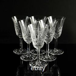 Saint Louis crystal drinking glass red wine TARN Set of 6 mid century vintage