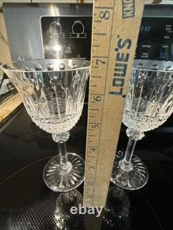 Saint St. Louis France Crystal Tommy Burgundy Wine Glasses 6 5/8 Set of 26oz
