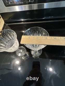 Saint St. Louis France Crystal Tommy Burgundy Wine Glasses 6 5/8 Set of 26oz