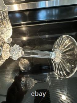 Saint St. Louis France Crystal Tommy Burgundy Wine Glasses 6 5/8 Set of 26oz