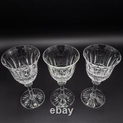 Saint St. Louis France Crystal Tommy Burgundy Wine Glasses 6 5/8 Set of 3