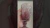 Samlife Rw22071 Pressed Retro Wine Glasses Embossed Glass Water Goblet Vintage Glass Goblets