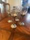 Seagull 1990 Wine Glasses (RARE Grapes Pattern) Vintage Set Of 6