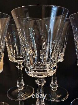 Set 10 Gorham Crystal Cathedral Water or Wine Glasses Vintage Cut Crystal