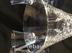 Set 10 Gorham Crystal Cathedral Water or Wine Glasses Vintage Cut Crystal