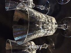 Set 10 Gorham Crystal Cathedral Water or Wine Glasses Vintage Cut Crystal