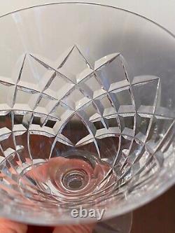 Set 12 Vintage WATERFORD CRYSTAL Adare Pattern 5.25 Claret Wine Glasses IRELAND