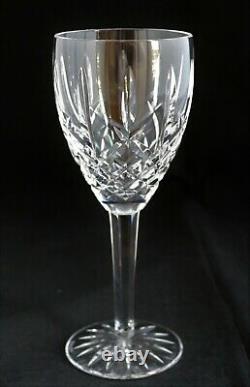 Set 4 Vintage Waterford Cut Glass Crystal Araglin Water Red Wine Goblets 7 7/8