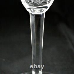 Set 4 Vintage Waterford Cut Glass Crystal Araglin Water Red Wine Goblets 7 7/8