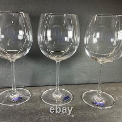 Set 4 WATERFORD Marquis LIGHT RED WINE balloon Glass NWT DISCONTINUED 8.5