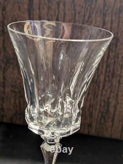 (Set/6) TIFFIN Franciscan-Marquis, Vintage Cut Crystal Wine Glasses, 6-3/4