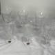 Set 6 Vintage Gorham Wine Diamond Lead Crystal Glasses Retired Euc