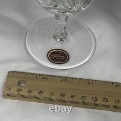 Set 6 Vintage Gorham Wine Diamond Lead Crystal Glasses Retired Euc