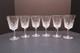 Set 6 Vintage Waterford Crystal Lismore 6 7/8 Water Goblets/Wine Glasses Stems