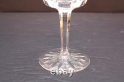 Set 6 Vintage Waterford Crystal Lismore 6 7/8 Water Goblets/Wine Glasses Stems