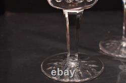 Set 6 Vintage Waterford Crystal Lismore 6 7/8 Water Goblets/Wine Glasses Stems