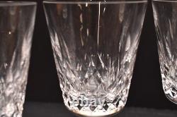 Set 6 Vintage Waterford Crystal Lismore 6 7/8 Water Goblets/Wine Glasses Stems