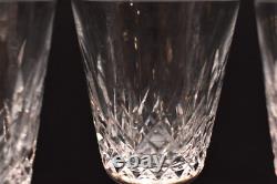 Set 6 Vintage Waterford Crystal Lismore 6 7/8 Water Goblets/Wine Glasses Stems