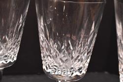 Set 6 Vintage Waterford Crystal Lismore 6 7/8 Water Goblets/Wine Glasses Stems