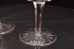Set 6 Vintage Waterford Crystal Lismore 6 7/8 Water Goblets/Wine Glasses Stems
