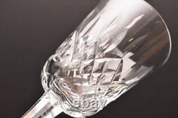 Set 6 Vintage Waterford Crystal Lismore 6 7/8 Water Goblets/Wine Glasses Stems