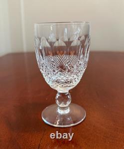 Set 6 Vtg WATERFORD CRYSTAL Colleen 4.75 Short-Stemmed Claret Wine Glasses 6 oz