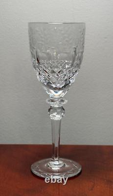 Set 7 Vintage ROGASKA Gallia Crystal Glass 7.75 Tall White Wine Glasses 8 oz