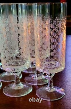 Set Of 13 Rosenthal Motif Romance I Stemmed Wine Water Goblet Glasses Germany