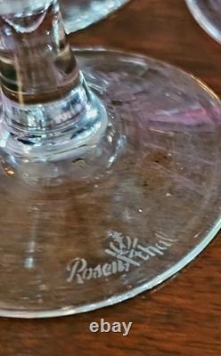 Set Of 13 Rosenthal Motif Romance I Stemmed Wine Water Goblet Glasses Germany
