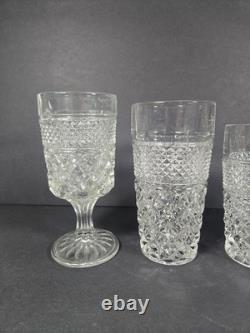 Set Of 48 Wexford Glasses Tumblers, Coupes, Goblets Anchor Hocking Vintage