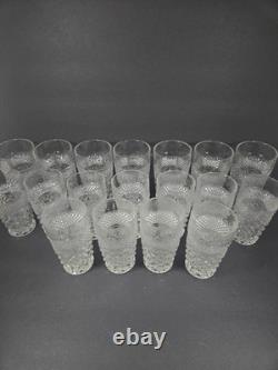 Set Of 48 Wexford Glasses Tumblers, Coupes, Goblets Anchor Hocking Vintage