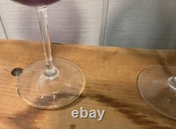 Set Of 4 Marquis Waterford Vintage Ombré Aromatic Balloon Wine Glasses MINT