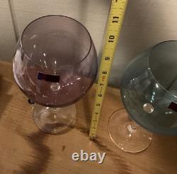 Set Of 4 Marquis Waterford Vintage Ombré Aromatic Balloon Wine Glasses MINT