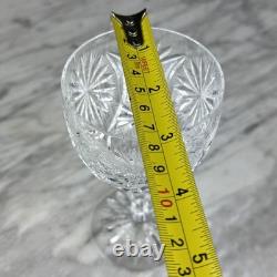Set Of 4 Vintage Brilliant Deep Cut Wine Glasses ABP W. Germany 5 1/4