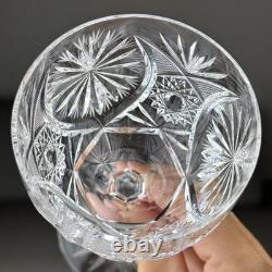 Set Of 4 Vintage Brilliant Deep Cut Wine Glasses ABP W. Germany 5 1/4