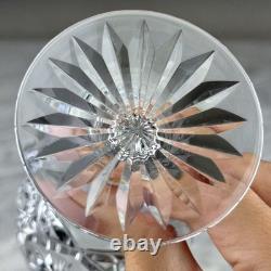 Set Of 4 Vintage Brilliant Deep Cut Wine Glasses ABP W. Germany 5 1/4