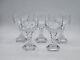 Set Of 5 Baccarat Mercure Style Vintage Wine Glasses 6½