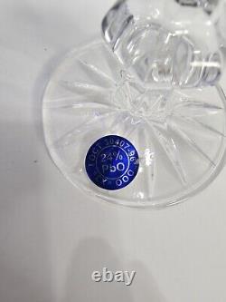 Set Of 5 Vintage Russian Crystal Wine Glass Champagne Cobalt Blue Gus Khrustalny