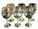 Set Of 6 Brass Plated Wine Glasses Chalices Water Baroque Antique Vintage Gift