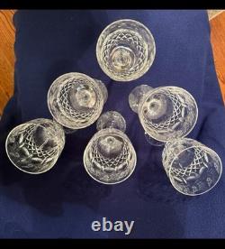 Set Of 6 Perfect 9.25 Rogaska Gallia Crystal Glass wine glasses