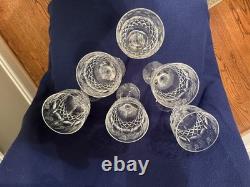 Set Of 6 Perfect 9.25 Rogaska Gallia Crystal Glass wine glasses
